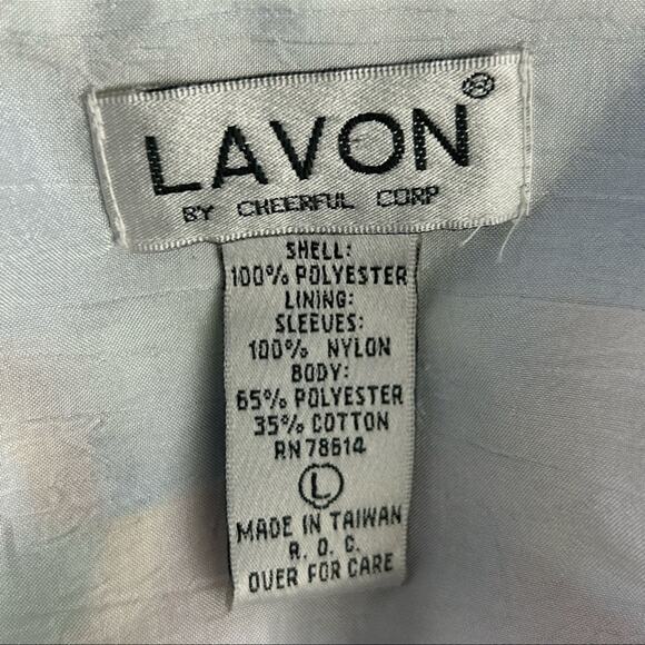 Vintage 80s - 90s Lavon Windbreaker Zip Up Jacket Large Abstract Track Jacket - Picture 10 of 14